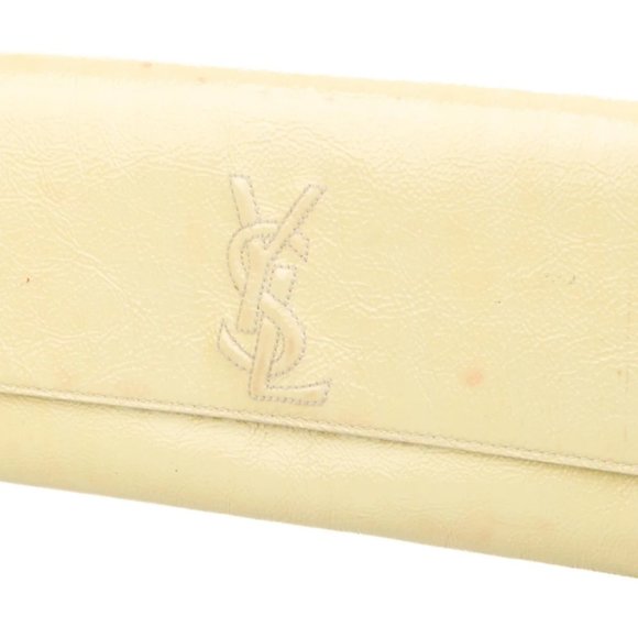 COPY - Saint lauren belle De Jour clutch yellow patent leather - Picture 8 of 8
